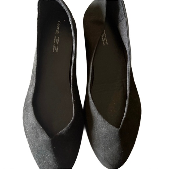 George Sleek Black Flats – Size 9 – Brand New! - Picture 1 of 6
